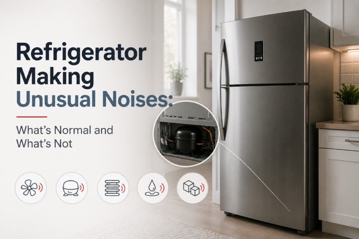 Refrigerator Making Unusual Noises: What’s Normal and What’s Not