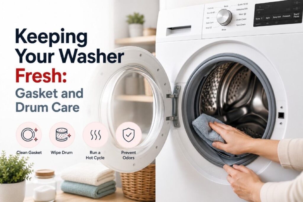 Keeping Your Whirlpool Washer Fresh: Door Seal and Drum Care